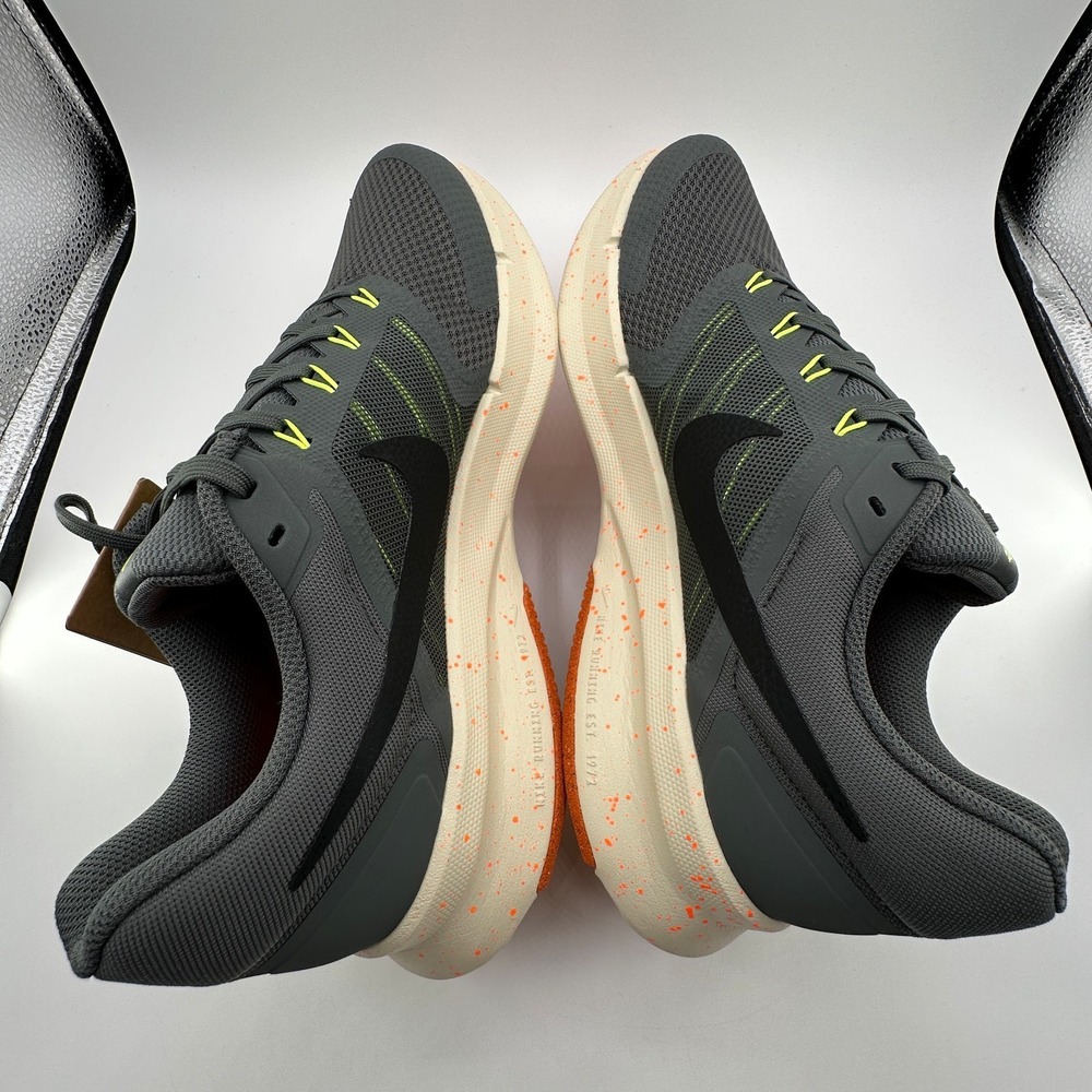 Nike Run Swift 3 Mens Running Shoes Mens 13 Iron Grey-Orange HV5226-068 NEW - Picture 12 of 13
